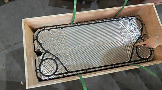 Temiz GEA Isı Değiştiricisi Plaka Toz Kaplama 0.5mm 0.6mm Kalınlığı
