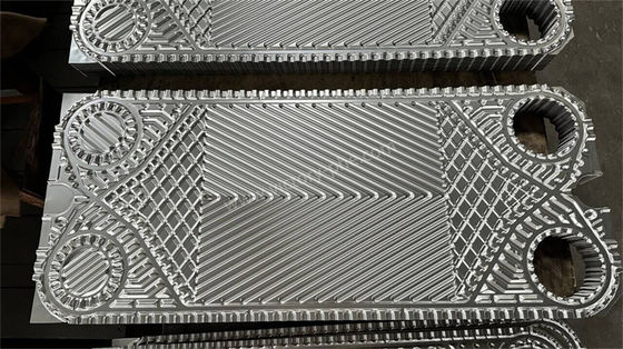 0.5 mm 0.6 mm kalınlığında özel tranter ısı değiştiricisi plakaları