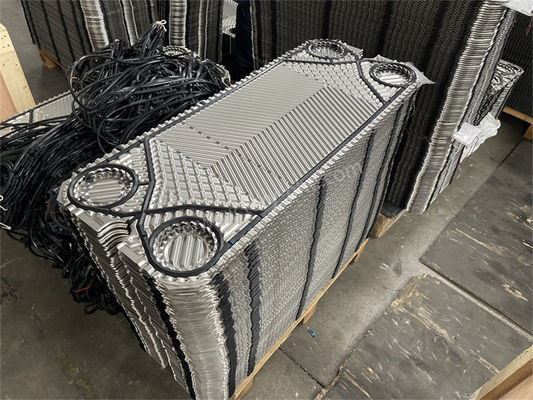 Nikel Sondex Isı Değiştiricisi Plağı 500 mm Genişlikte Isı Transfer Plağı