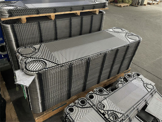 Tranter Plate Isı Değiştiricisi Bileşenleri 0.6mm 1.0mm Kalınlığı