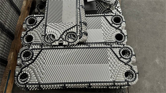 Gazlı Tranter Isı Değiştiricisi Plakaları Chevron Deseni