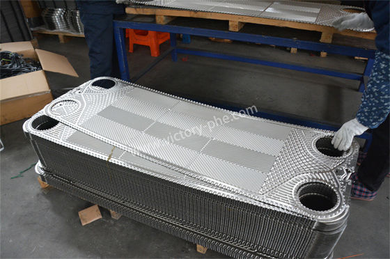 Metal Accessen Isı Değiştiricisi Plaka Alaşımı Özel Finer Alanı