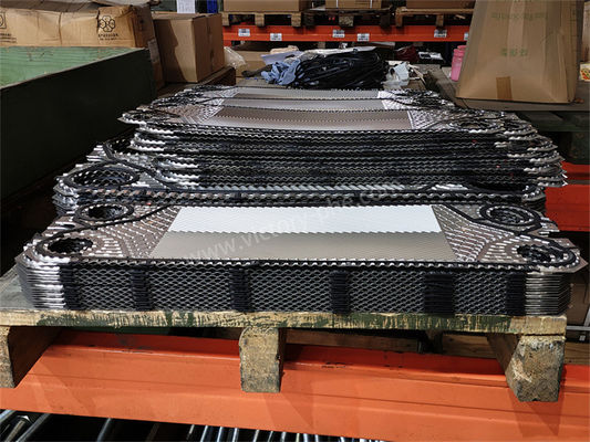 Metal Accessen Isı Değiştiricisi Plaka Alaşımı Özel Finer Alanı