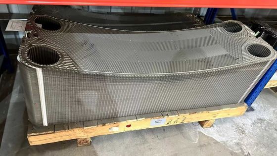 PHE Vicarb Isı Değiştiricisi Plakası NBR Gasketi ile 500mm Genişliği