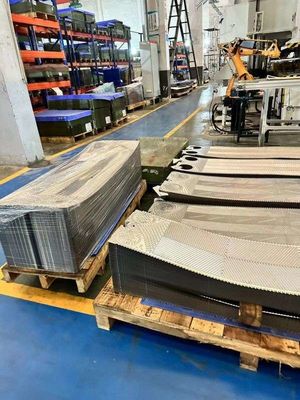 0.4mm Acessen Isı Değiştiricisi Plaka Toz Kaplama Düzenli bakım