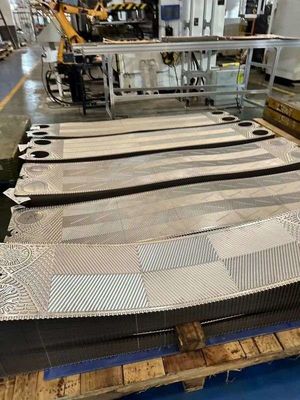 0.4mm Acessen Isı Değiştiricisi Plaka Toz Kaplama Düzenli bakım