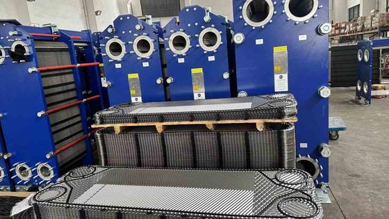 DN50-DN500 plaka port çapı ile kompakt Temiz Bakır Lehimli Plaka Isı Değiştiricisi